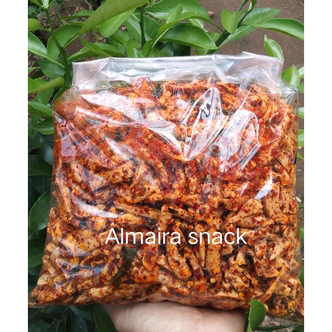 

basreng daun jeruk pedas 250gram basreng pedas basreng Stik makanan ringan/snack