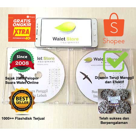Paket Suara Panggil Dan Inap Walet 2 CD