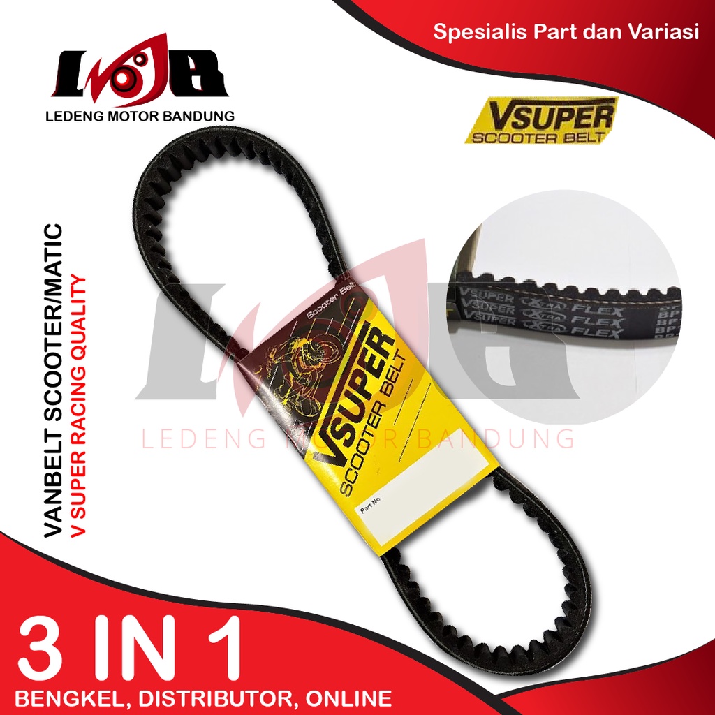 V-belt Vsuper Vanbelt Matic Beat Mio Soul GT Vario Spin Scoopy Spacy