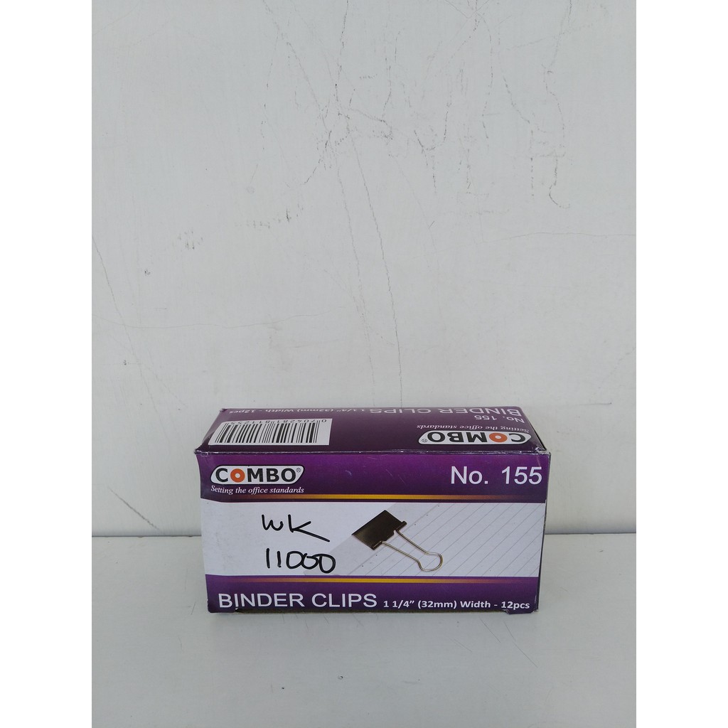 

Binder Clips No 155 size 32mm 12pcs
