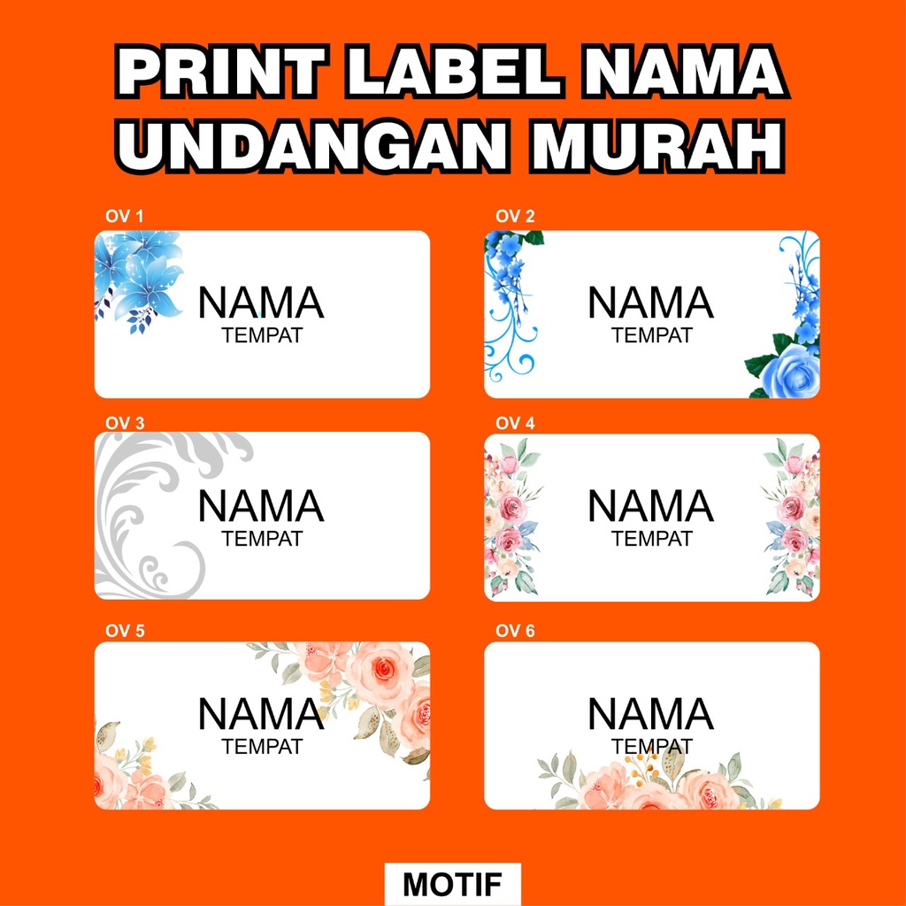 

Cetak Stiker Label Nama Undangan 103 Karakter Motif Custom