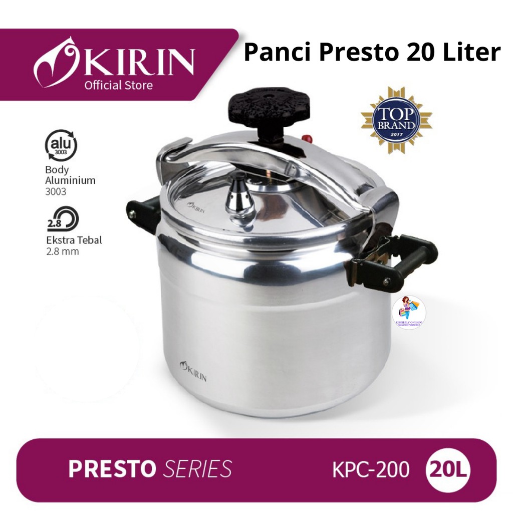 Kirin Panci Presto Pressure Cooker 20 Liter|KPC-200