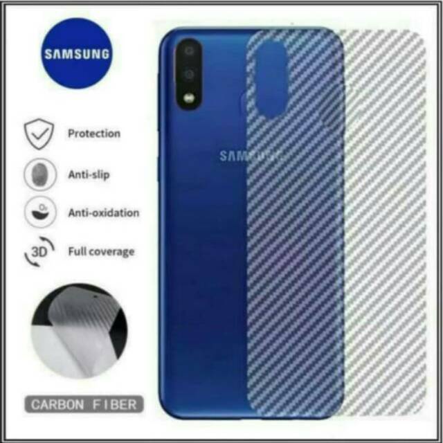 Back Skin Carbon Samsung A01 - Skin Carbon Samsung A01