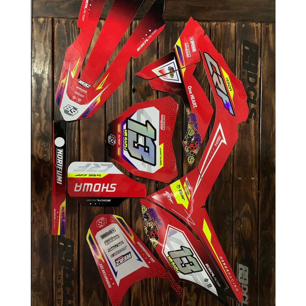 DECAL CRF 150L KOMBINASI HOLOGRAM