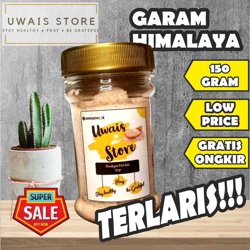 

GARAM HIMALAYA PINK SALT HIMSALT GARAM MPASI GARAM SEHAT 150 GRAM