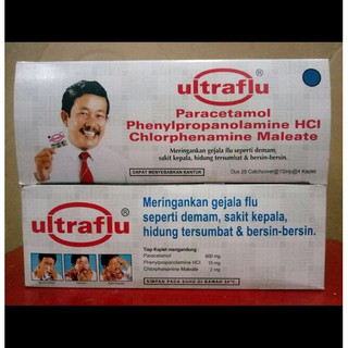 Jual Ultraflu tablet box isi 25 strip@4tablet | Shopee Indonesia