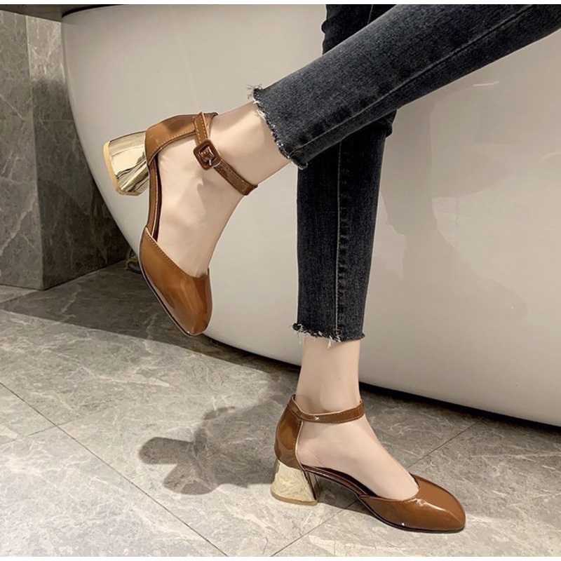 Heels M519 wanita import realpict