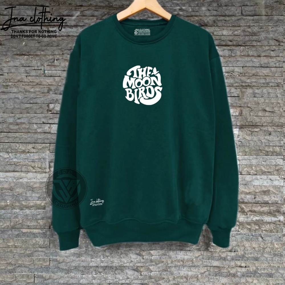 Crewneck Oblong Pria Lengan Panjang Unisex Distro Premium Sablon Sweater Cowo Cewe Local Brand JNA Kota Bandung