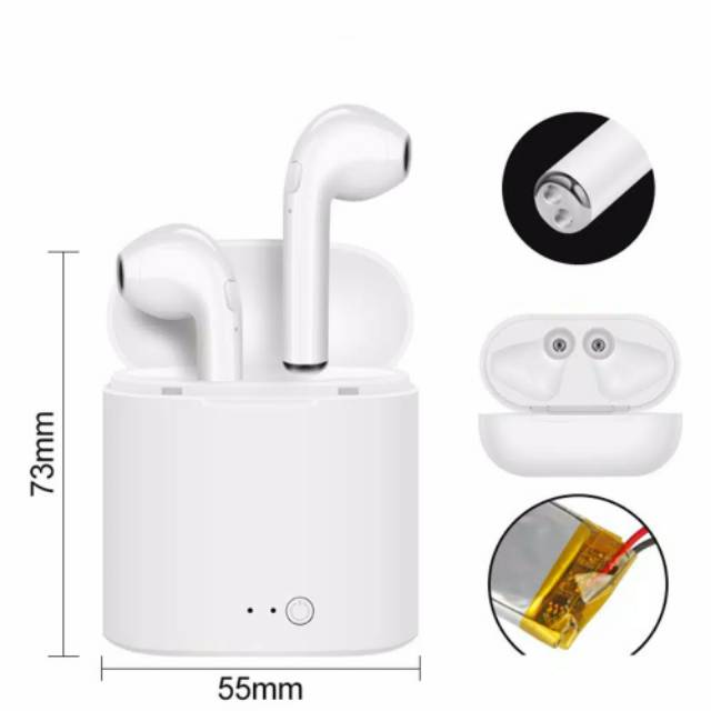 i7s TWS Mini Wireless Bluetooth Earphone Stereo Earbud Headset With Charging Box