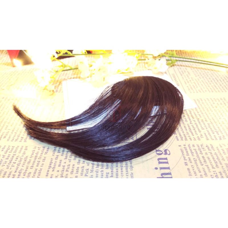 Rambut Poni Jepit Hitam