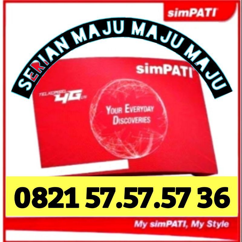 Nomor cantik simpati 575757 sakti combo