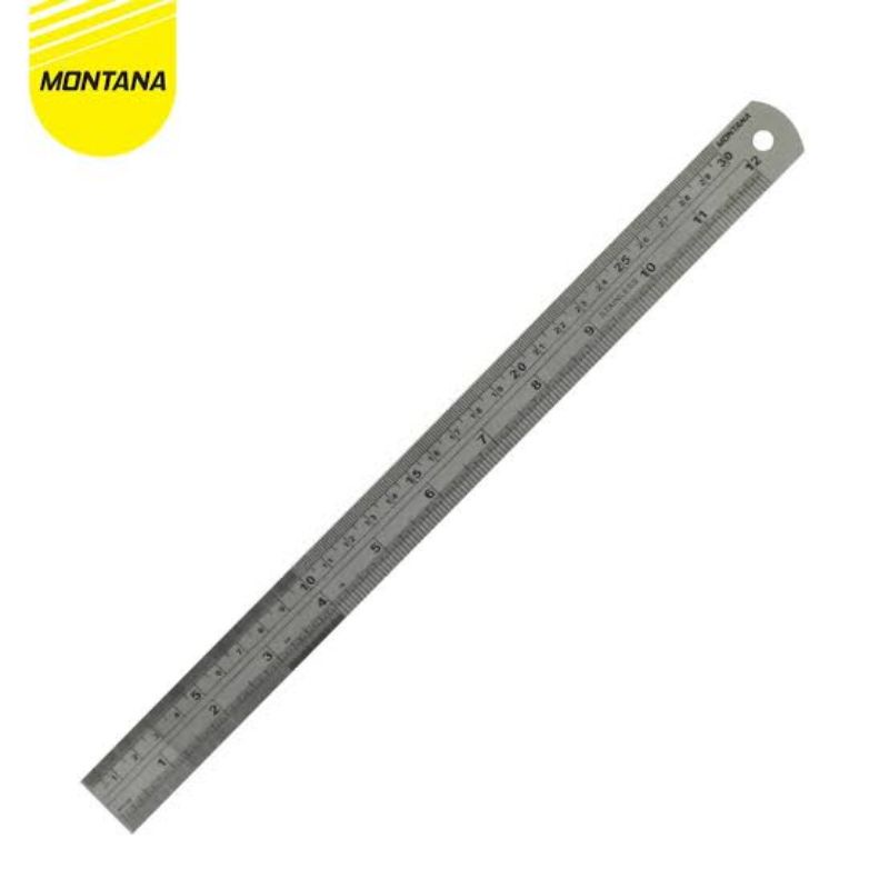 Penggaris Besi 30 cm Tipis