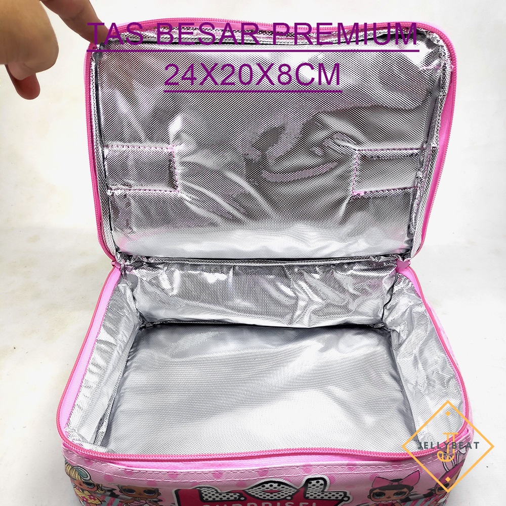 TAS BEKAL BESAR PREMIUM SINGLE (24x20x8cm) - LOL