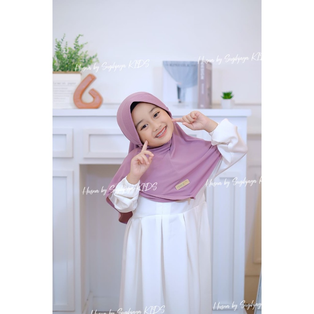 Husna Hijab Maryam Anak Pet Ropel Jersey Premium Zara