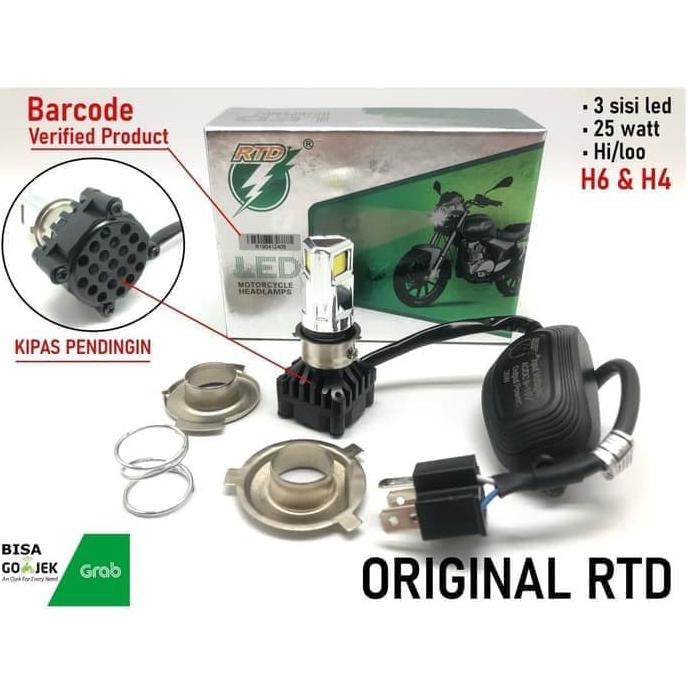 Laris Lampu Led Rtd 3 Sisi H6 H4 Original 100 Persen I Lampu Rtd 3 MATA STOK TERBATAS