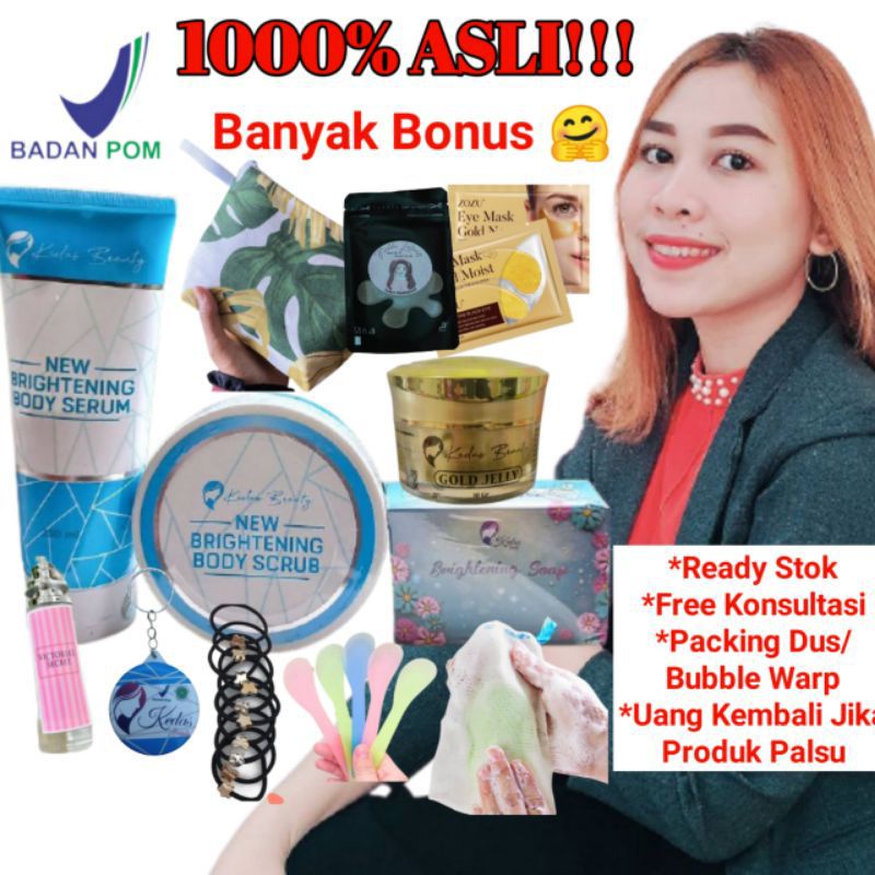 [ OFFICIAL STORE ] TERLARIS ASLI RESMI PAKET SABUN KEDAS BEAUTY ORIGINAL BPOM SEPAKET Body Serum Bod