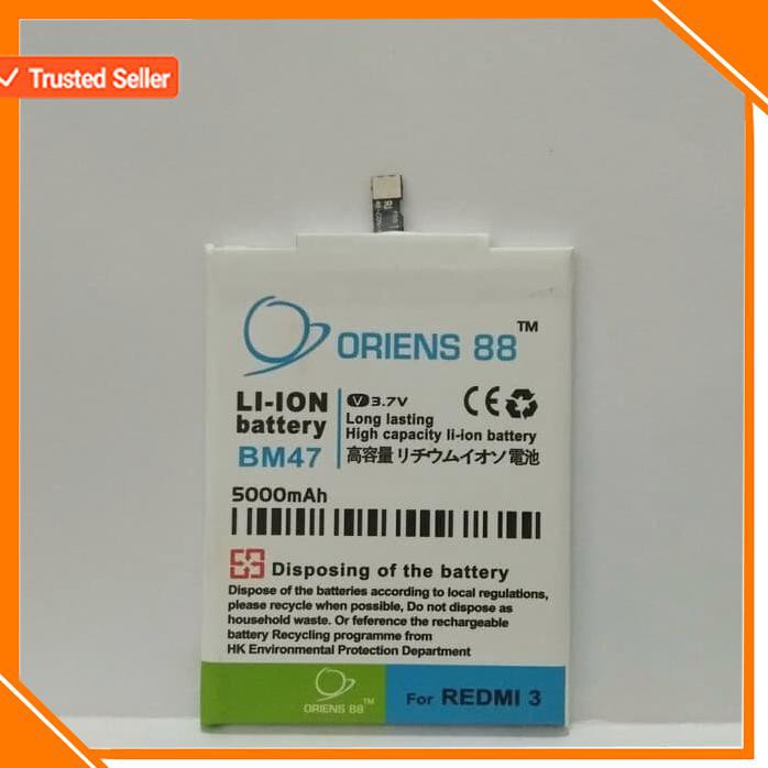 ACC HP BATERAI DOUBLE POWER XIAOMI REDMI 3 BM47