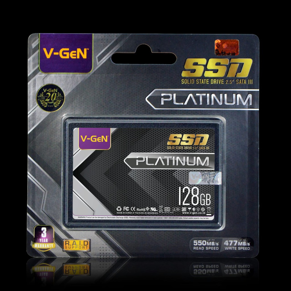 SSD Solid State Drive V-GeN 128GB SATA lll