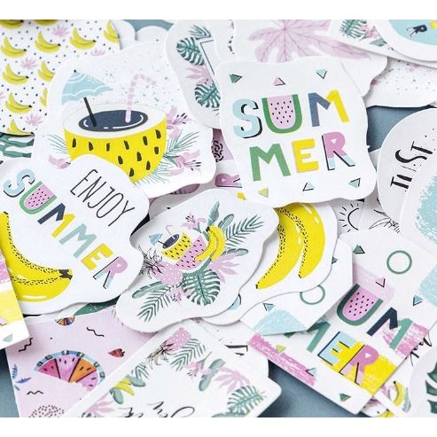 Label Stickers - Tropical Mood (45pcs)