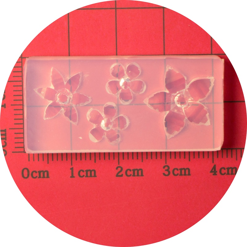 Siy Cetakan Nail Art Akrilik UV Gel 3D Bahan Silikon Untuk Wanita