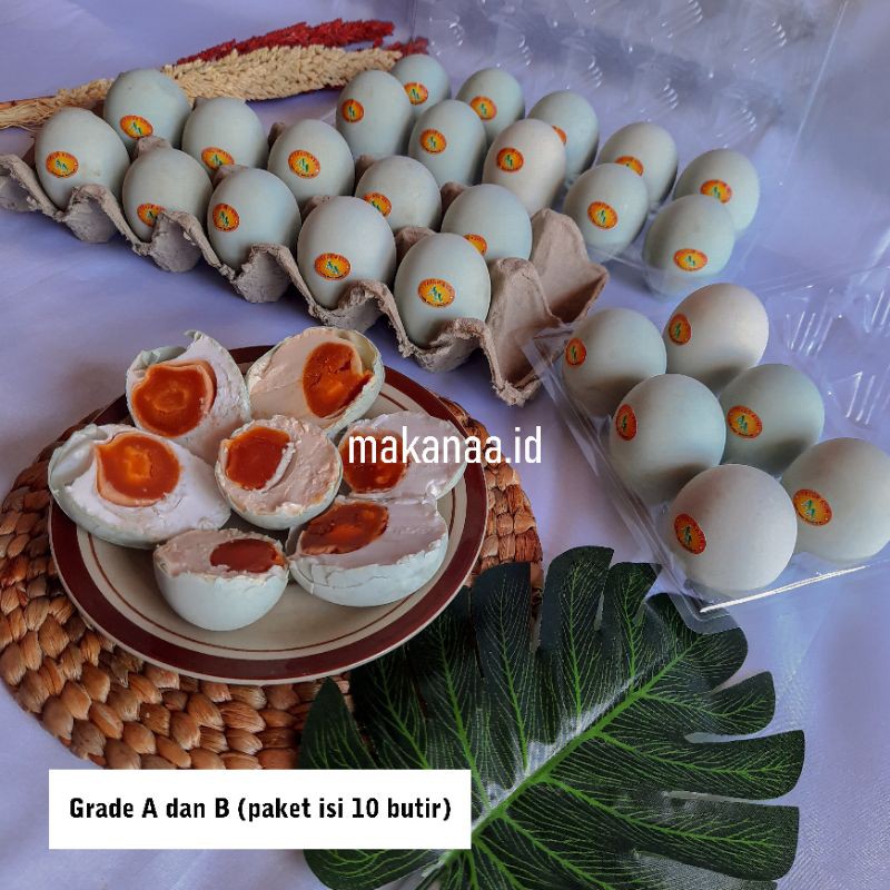 

TELUR ASIN MASIR BERMINYAK ( Isi 10 butir) / GRADE AB