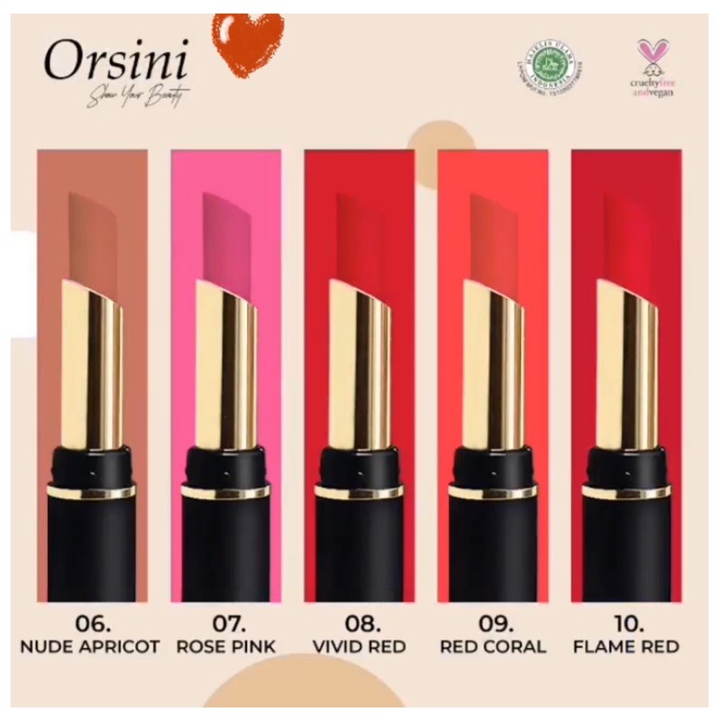 Orsini Colorfix Ultra Matte Lipstick