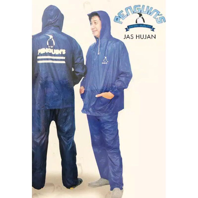 PENGUINS JAS HUJAN SETELAN JAKET CELANA PENGUINS N41SP / N 41 SP Jas Hujan Penguins BAHAN ParasIt N-41SP Jaket Celana