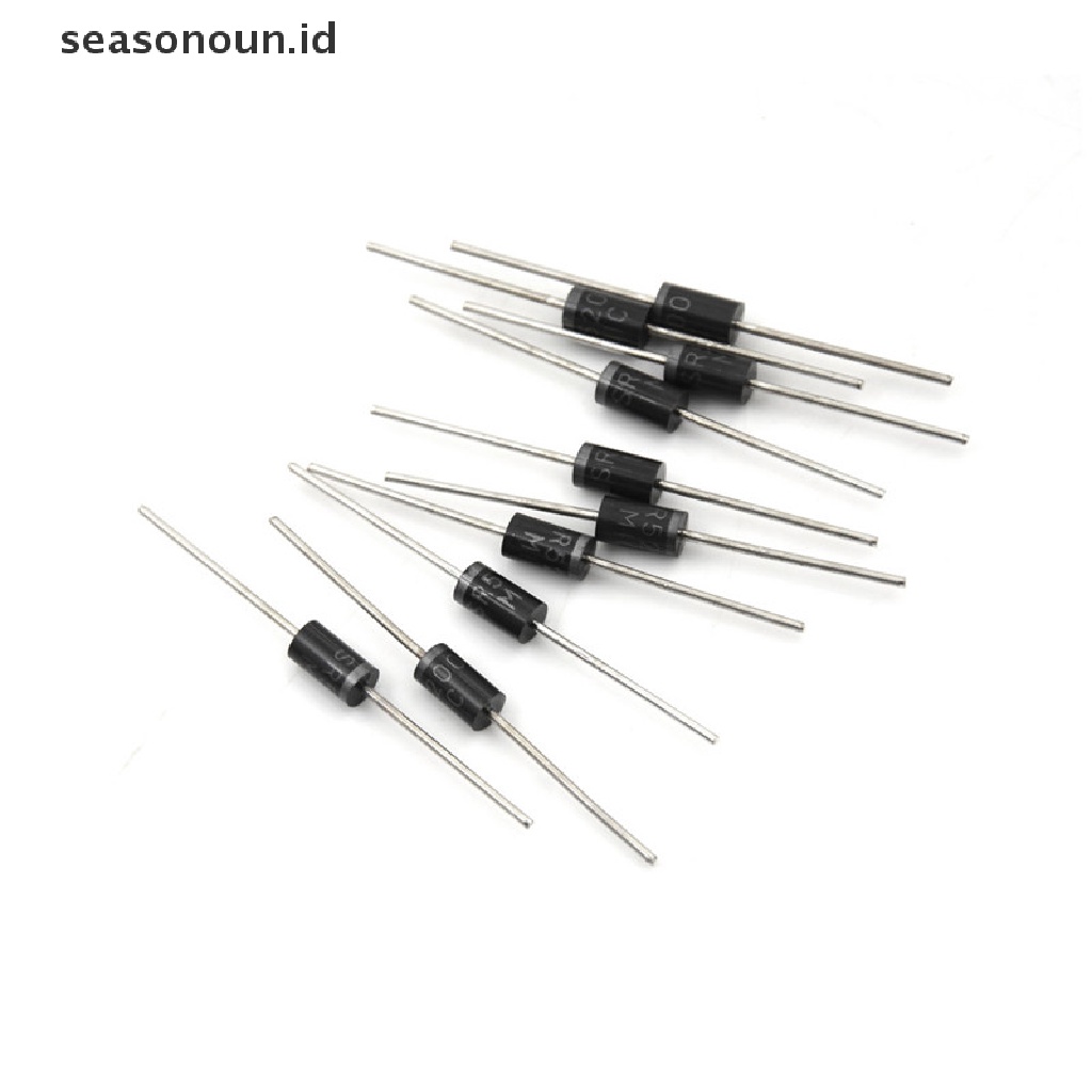 【seasonoun】 10 PCS SR5200 SB5200 MBR5200 5A 200V DIP Schottky Diodes .