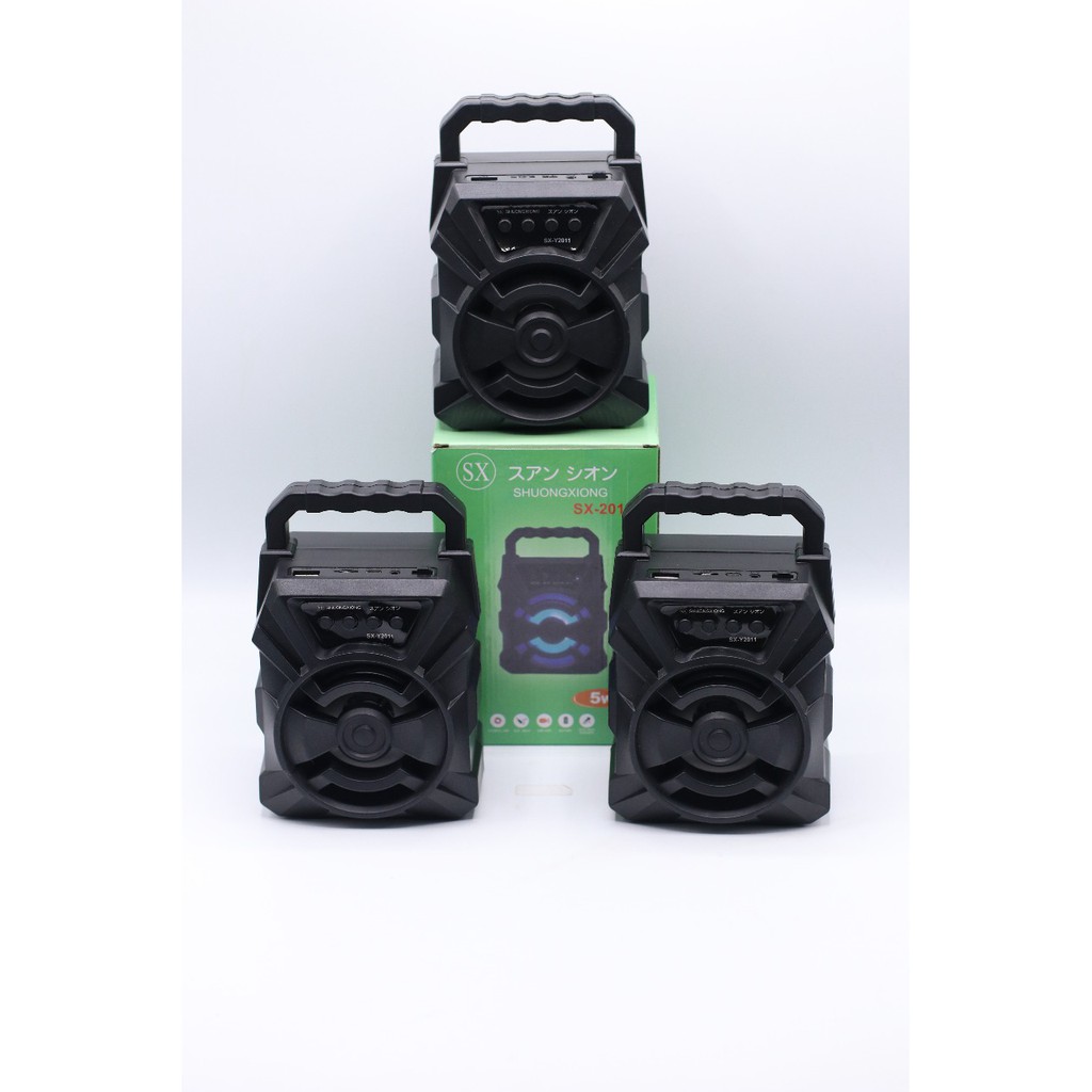 Speaker Portable Microphone Mini SX-Y2011 / Bluetooth Super Bass MP3 USB Radio