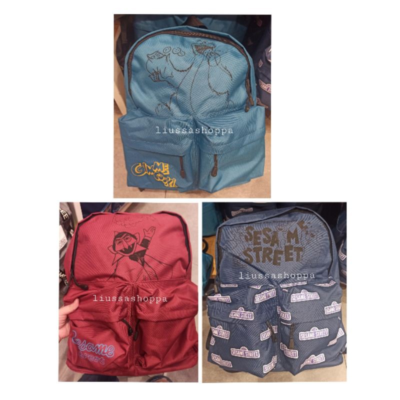 Tas Ransel Miniso - Sesame Street Men's Backpack