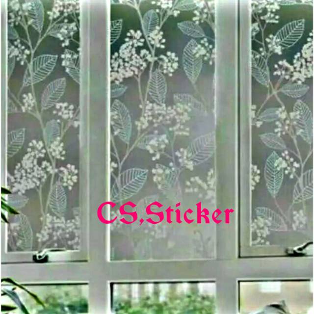 Sticker kaca motif stiker kaca polos & kaca film,stiker kaca motif daun