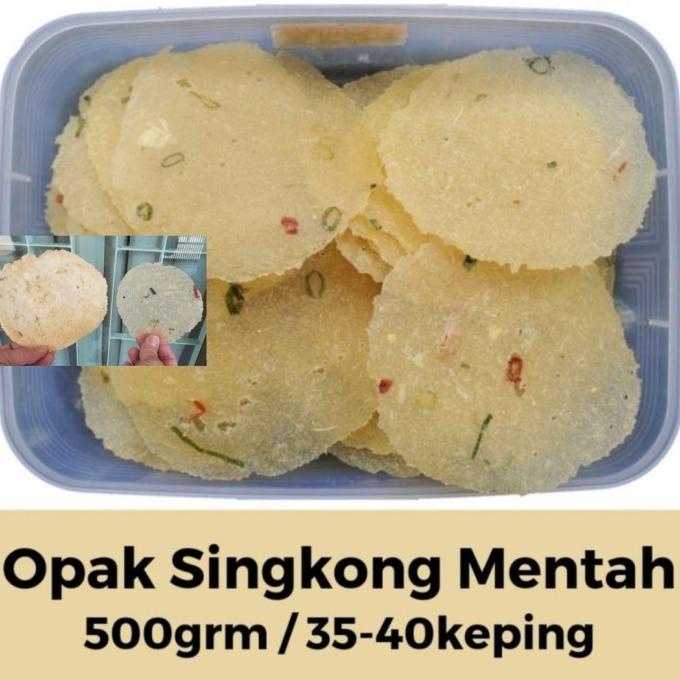 

Opak Singkong Mentah 500gr 40-50 keping / Opak Mentah