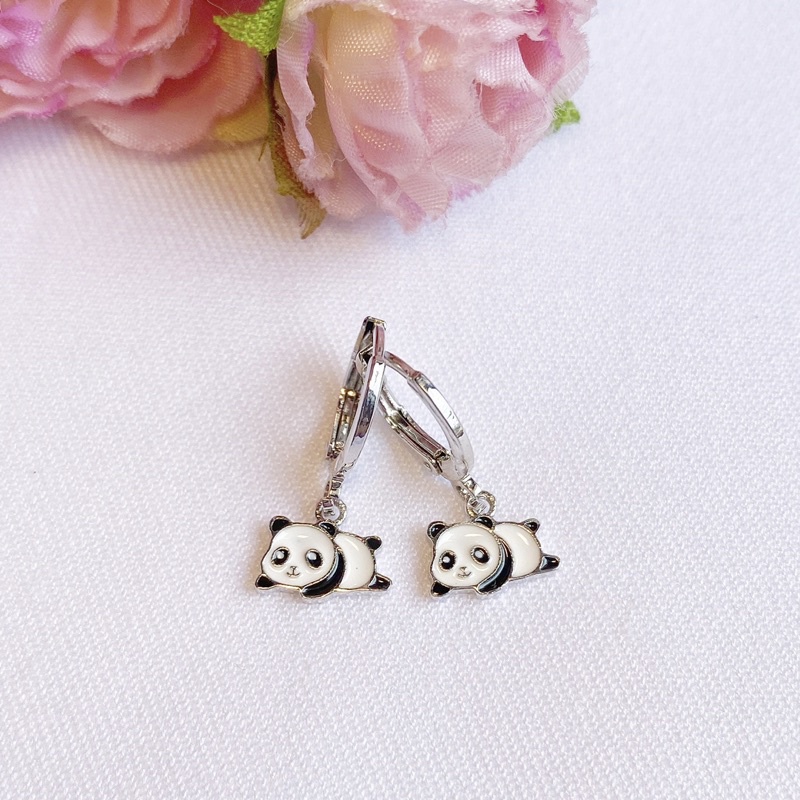 Anting Anak Bayi Panda Lapis Emas