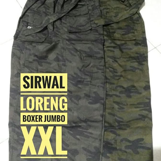 Super Sale  Sirwal Boxer Loreng Jumbo Terbaru
