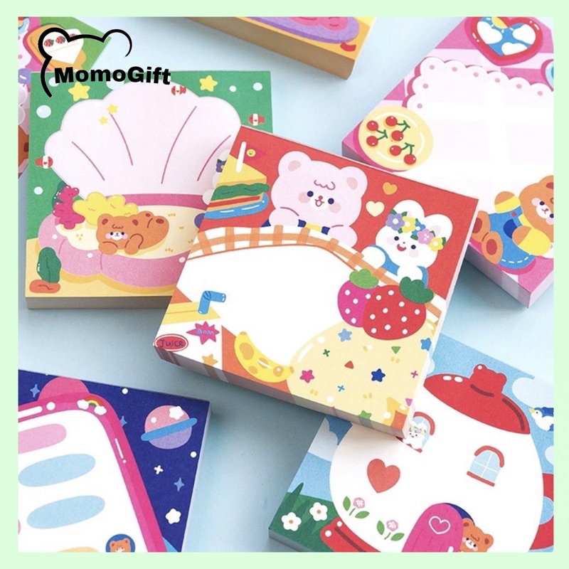 

Memopad Mini Sticky Note Bear 100 Lembar MP16