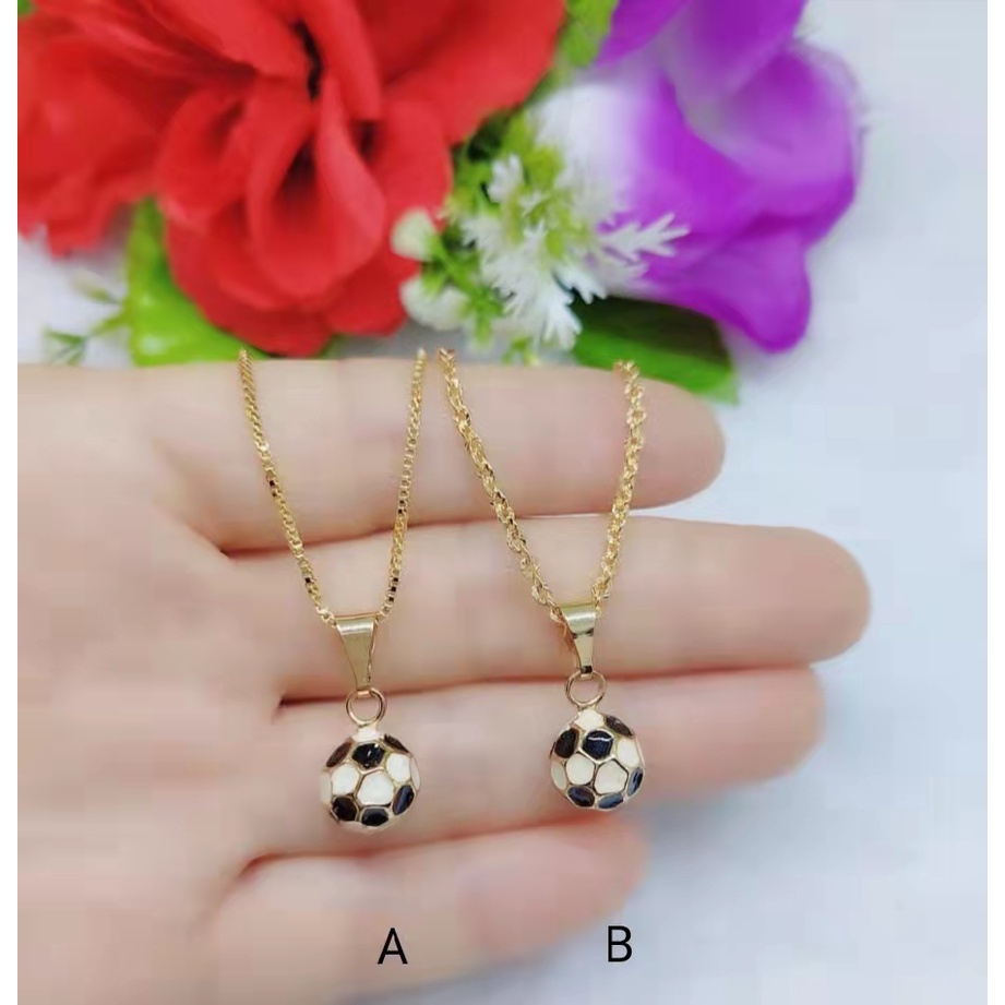 Kalung Xuping Bola Permata Hitam A,B