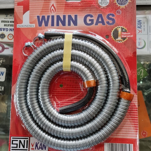 Selang Gas 1.8 Meter Winn Gass Premium / 1.8m Win / Selang Gas Win / Selang Kompor Elpiji