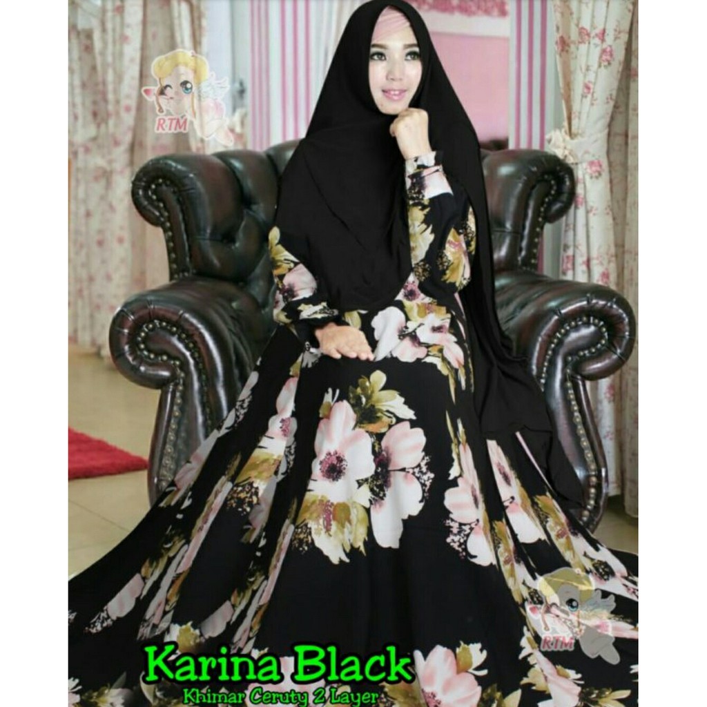 Karina syari bergo 2Warna