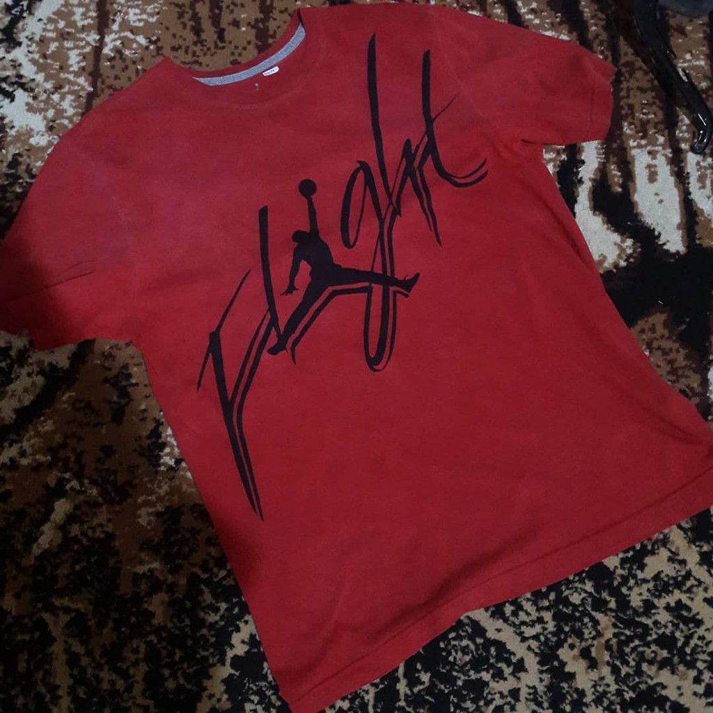 kaos jordan original second branded big flight