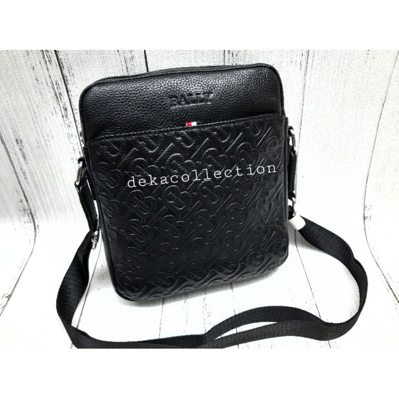 TAS SELEMPANG PRIA KULIT ASLI BALLY IMPORT