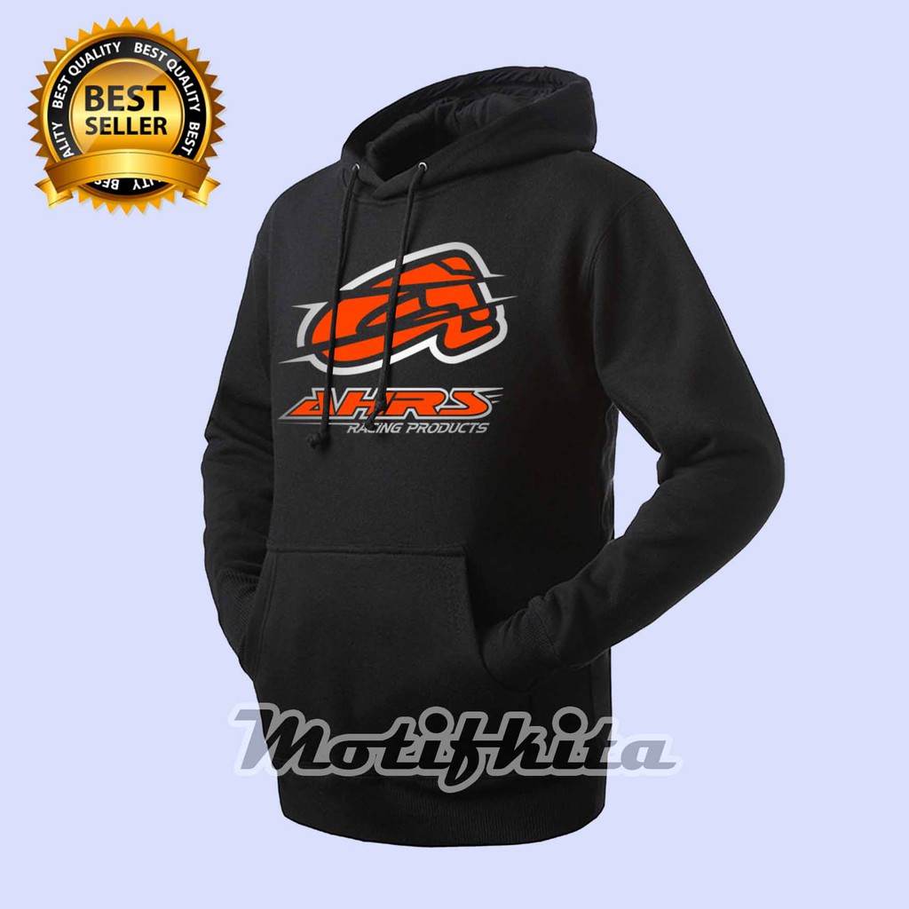 BERKUALITAS Jaket AHRS RACING Sweater Hoodie keren Pria  Motifkita 01