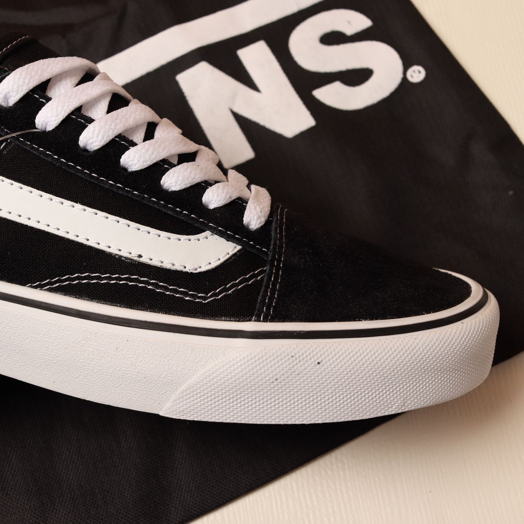 Paket 100% Import Vans Old Skool BlacK White + Tote Bag Vans