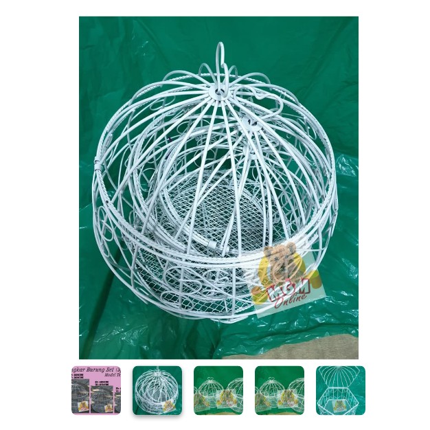 Sangkar Burung Dekor Set 3pc / Seserahan Sangkar Burung TEBAL Telur
