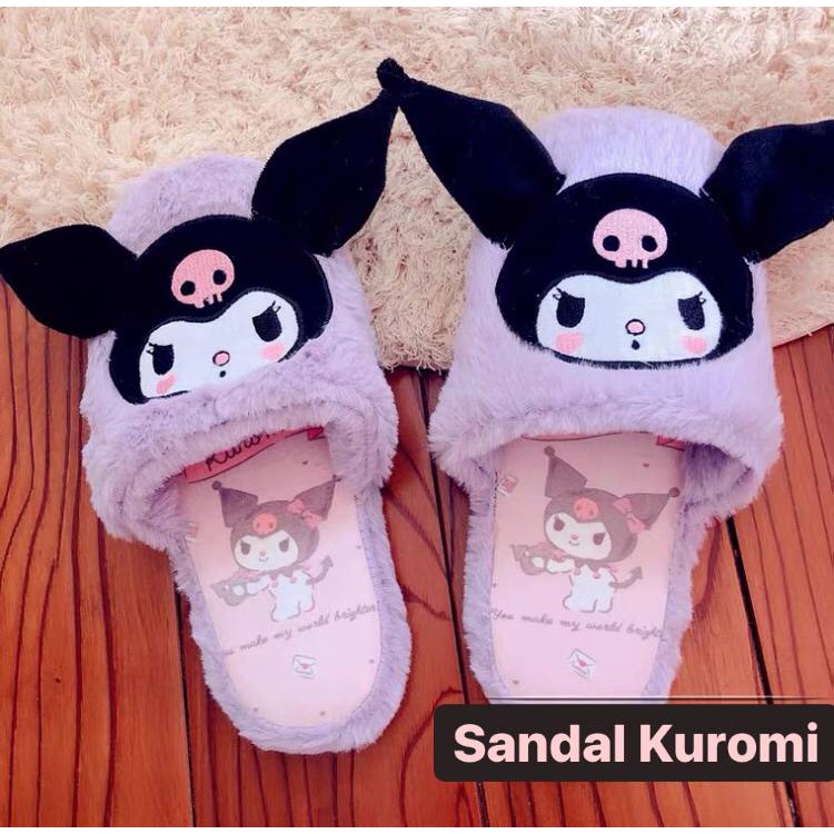 SANDAL RUMAH HELLO KITTY MELODY KUROMI SEPATU KAMAR IMPOR KALELAWAR