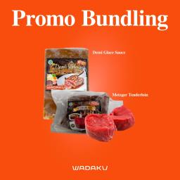 

Tenderloin Steak Bundling Demi Glace Sauce Halal