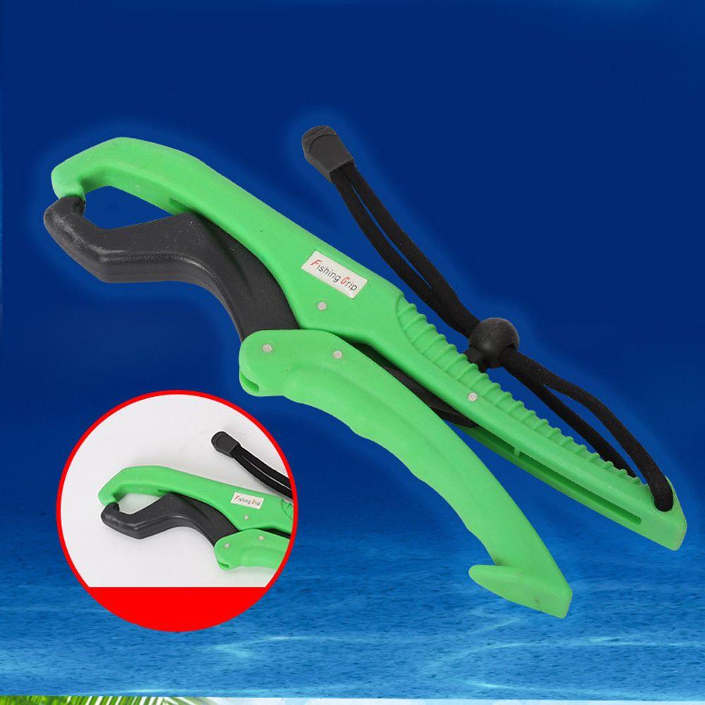 Lanfy Fish Lip Gripper ABS Dengan Lanyard Serbaguna Grabber Plier Fishing Grip Tang Pancing Gripper Grabber Catch Release Alat Penjepit Pancing