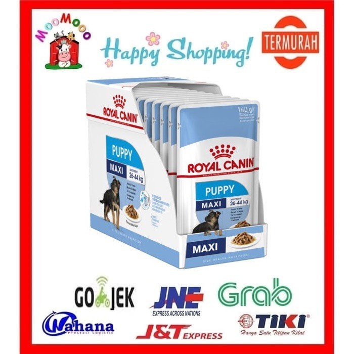 Royal Canin Maxi Puppy Pouch 140gr - Makanan Anjing / Wet Food