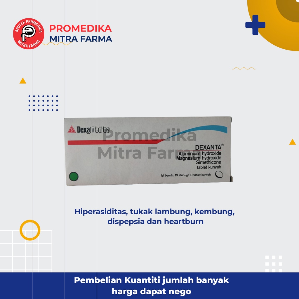 Dexanta Tablet / Strip / Obat gangguan saluran pencernaan
