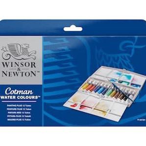 

winsor n newton cotman water color tube set 12