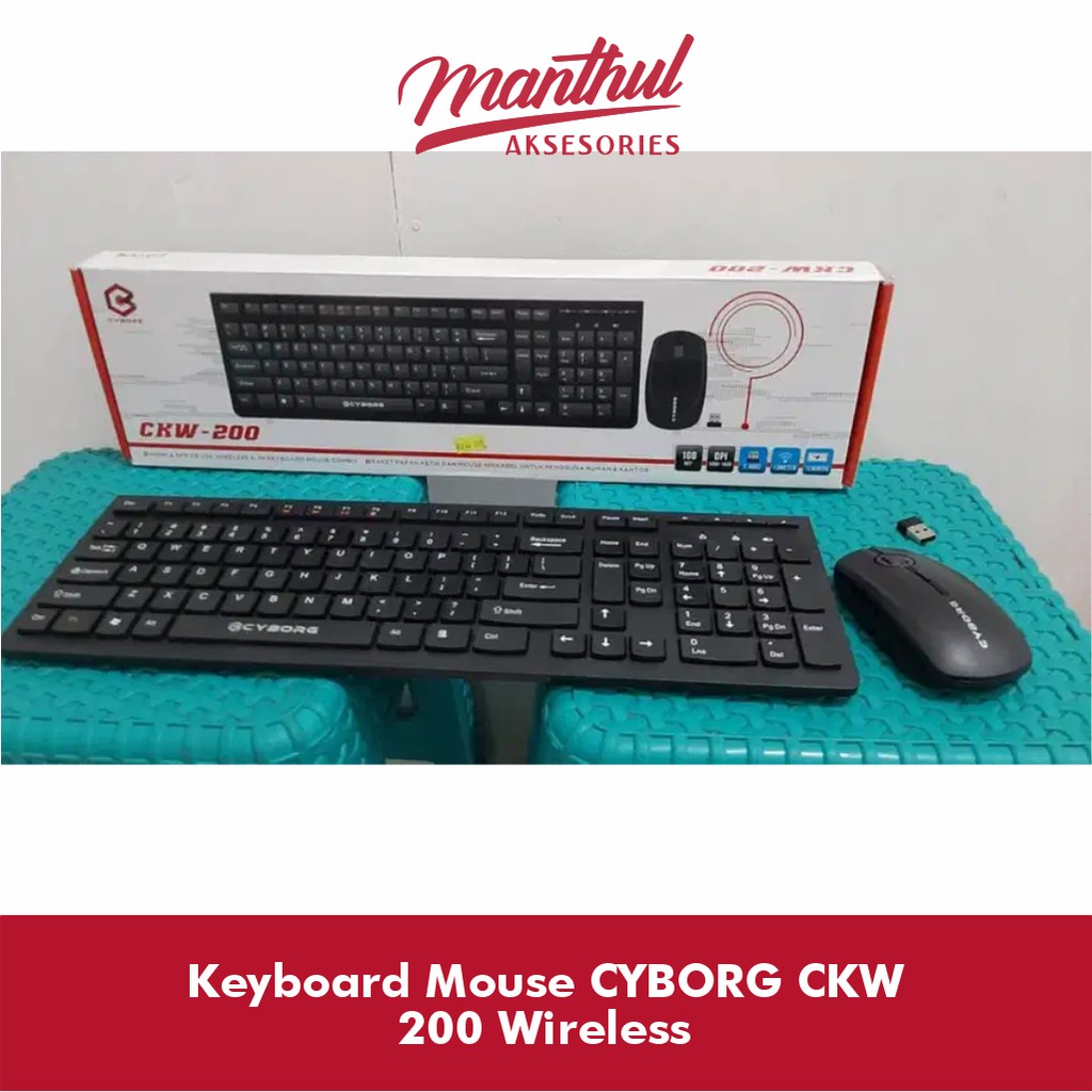 Keyboard Mouse CYBORG CKW 200 Wireless